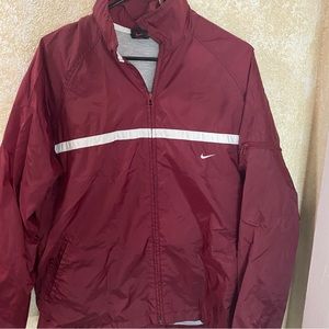 NIKE Jacket/ Windbreaker RFC# NME 920220 KL4 Vintage Jacket Burgundy